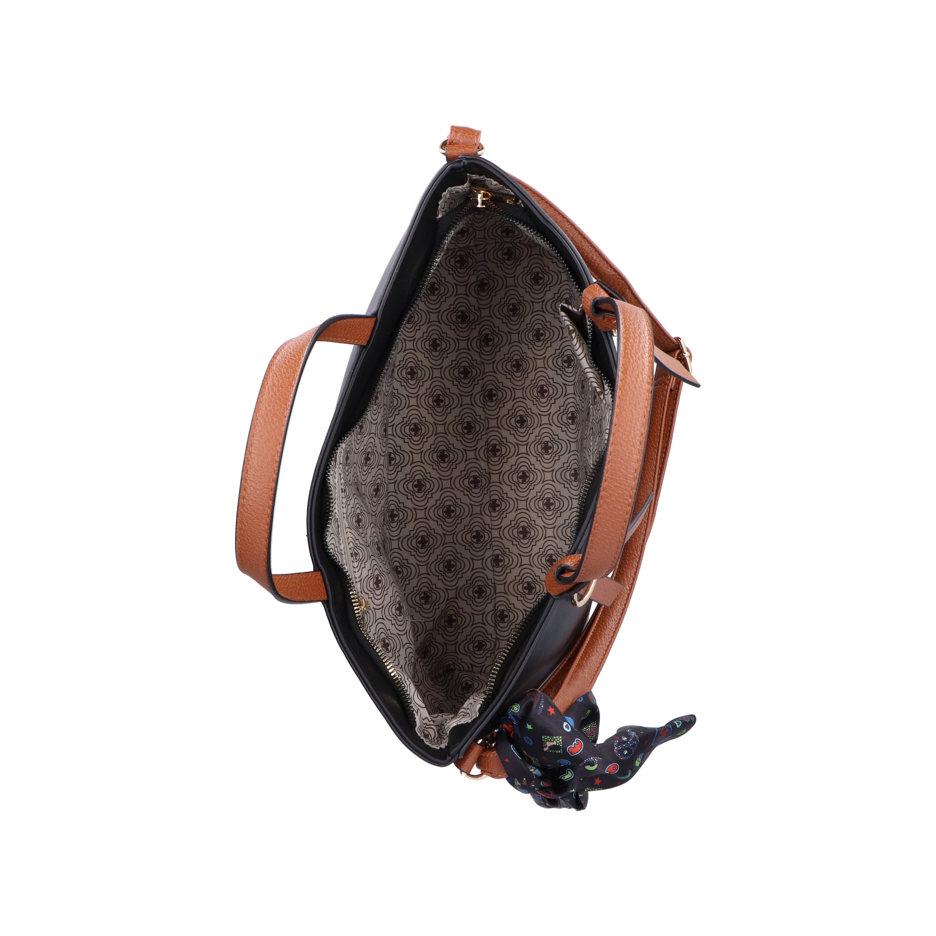 Rieker | Shopper tiefschwarz-nougatbraun