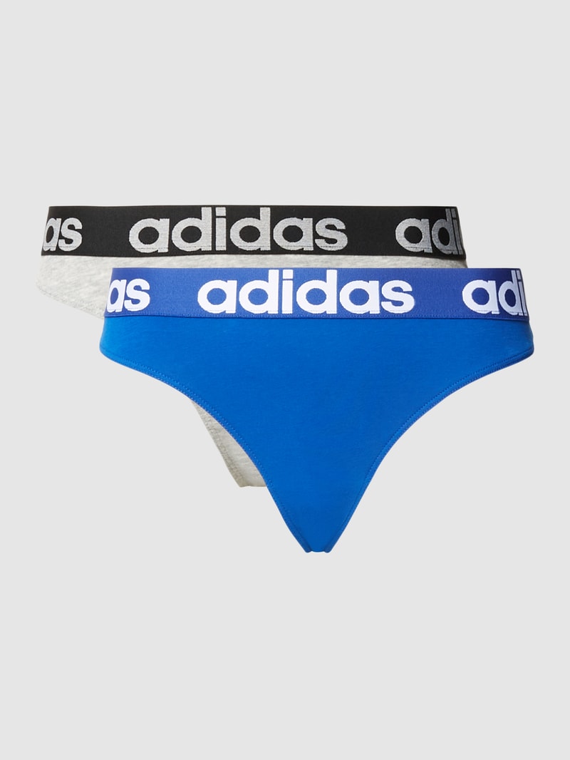 String im 2er-Pack mit Logo-Bund in royalblau