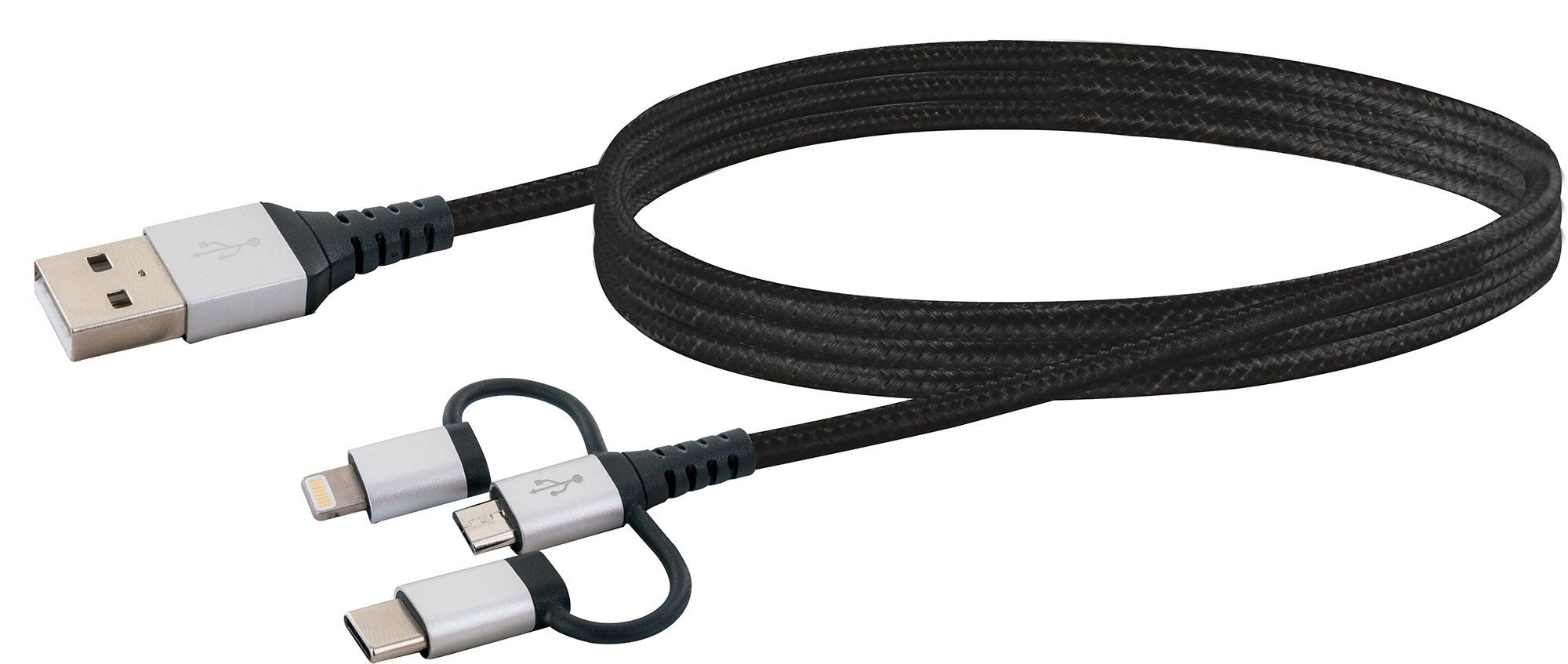 Schwaiger 3-in-1 universal Ladekabel