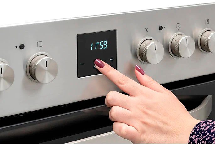 Samsung Elektro-Herd-Set NB69R2300RS, mit 1-fach-Teleskopauszug