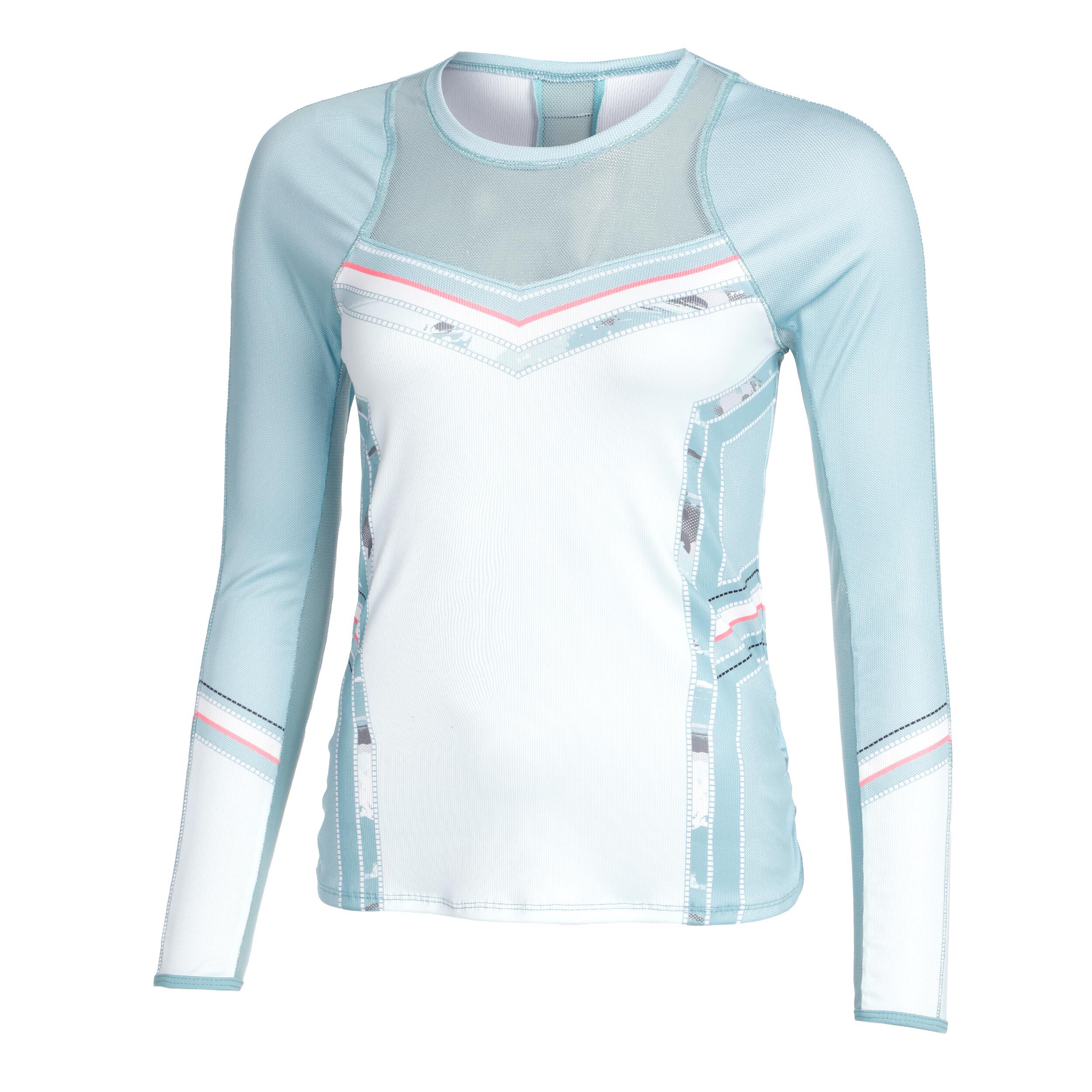 Can't Find Me Longsleeve Damen - Türkis, Mehrfarbig