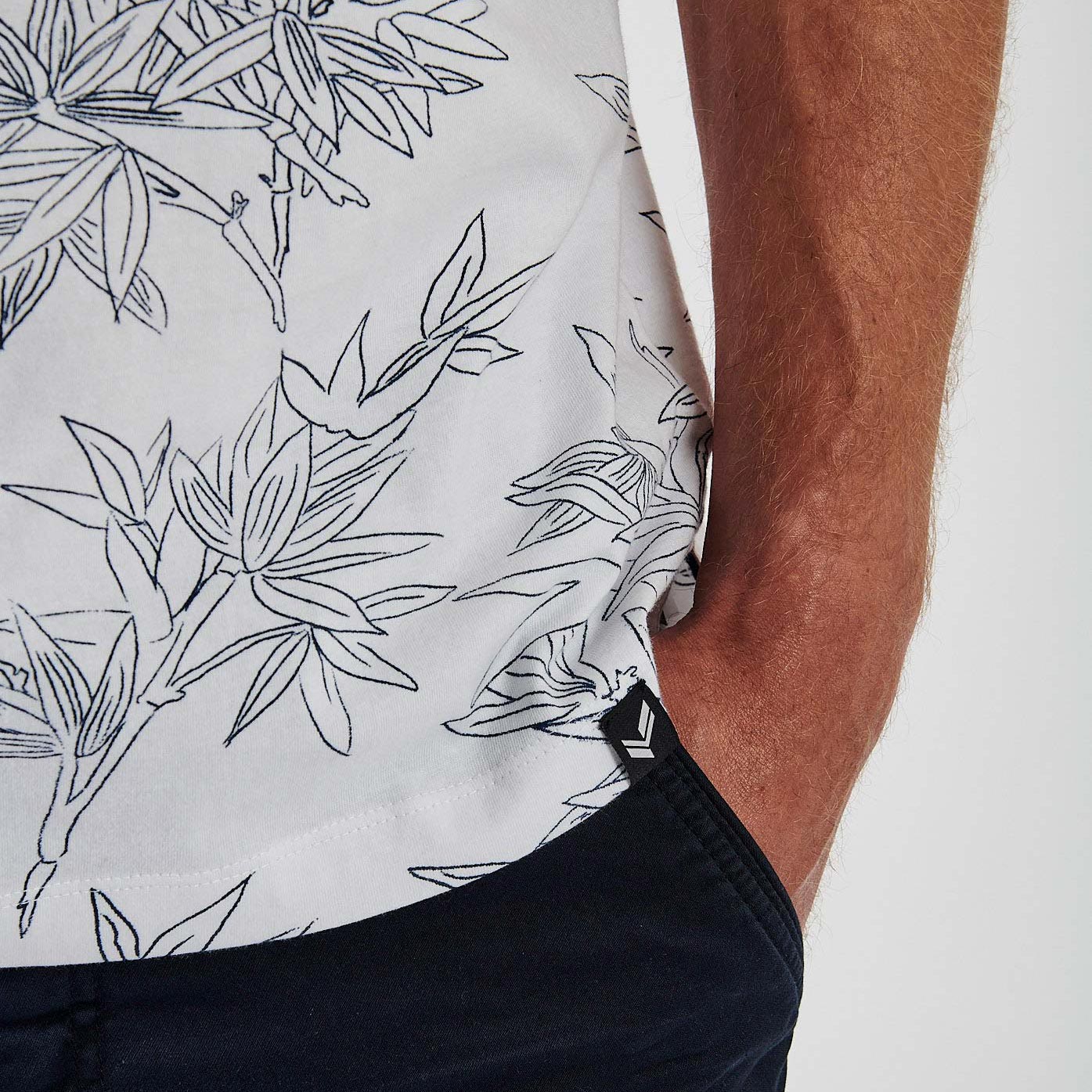 NERRY  Polo blanc homme 100% coton