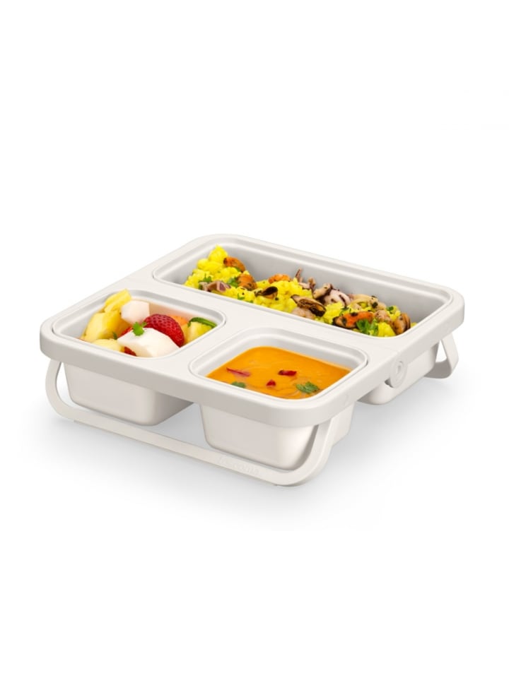 Tescoma Lunchbox-Set FRESHBOX, mit Isoliertasche in grau günstig kaufen zweistöckig