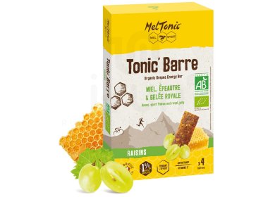 MelTonic Étui Tonic'Barre Bio - Raisins et Miel