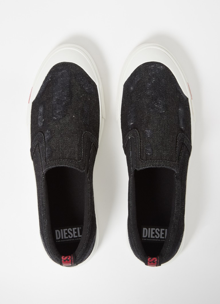 Mocasini Diesel S-Athos din denim