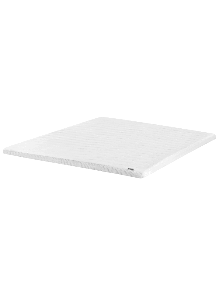 Beliani Topper FROSTY in Weiß - (W) 160 x (H) 6 x (L) 200 cm günstig kaufen onesize