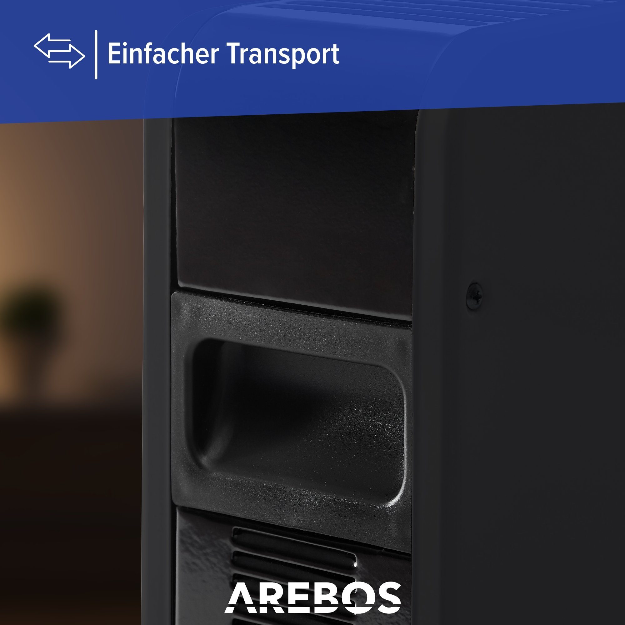 Arebos Konvektor mit 3 Heizstufen, 2300 W, in 2 Farben
