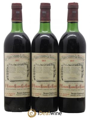Château Balestard la Tonnelle Grand Cru Classé  1977 - Lot de 3 Bouteilles