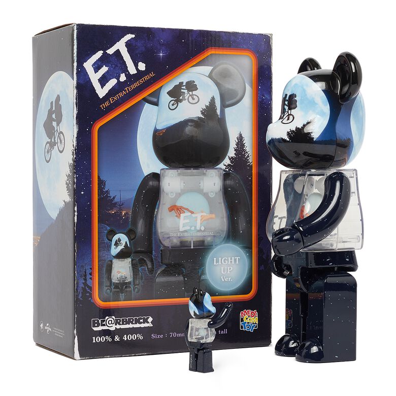 Medicom Bearbrick E.T Light Up Ver.100%&400% multicolor