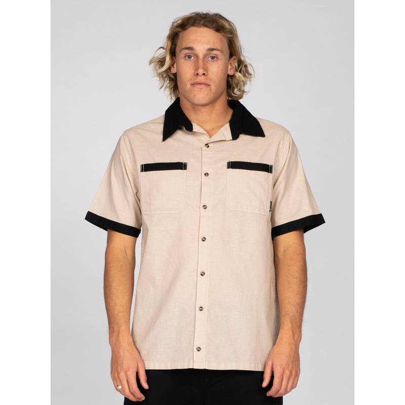 RUSTY TRUCK STOP SHORT SLEEVE SHIRT Kurzarmhemd Herren