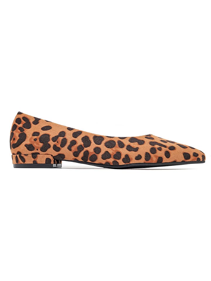 Sixth Sens Ballerinas in Hellbraun/ Dunkelbraun günstig kaufen