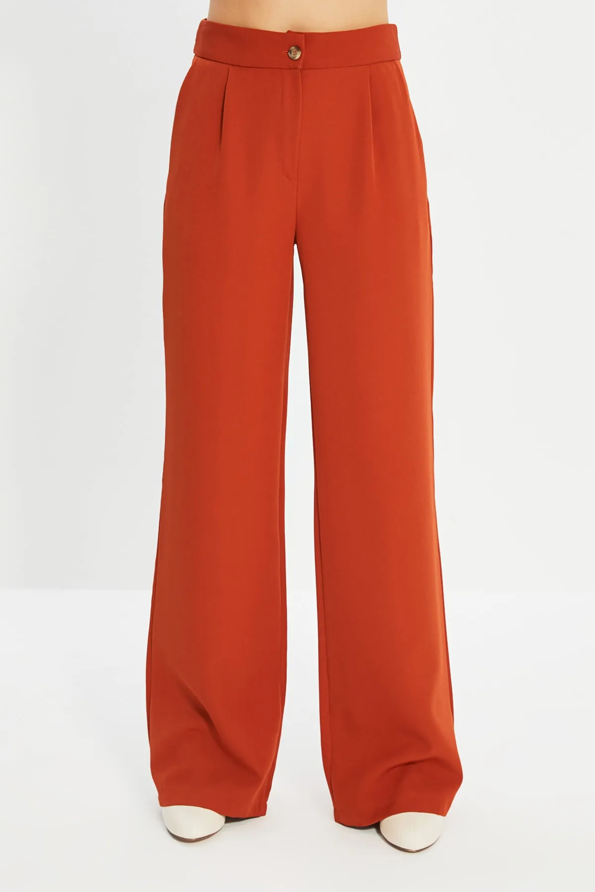 Trendyol Collection  Tile Wide Leg/Wide Leg Woven Hose TWOAW22PL0139