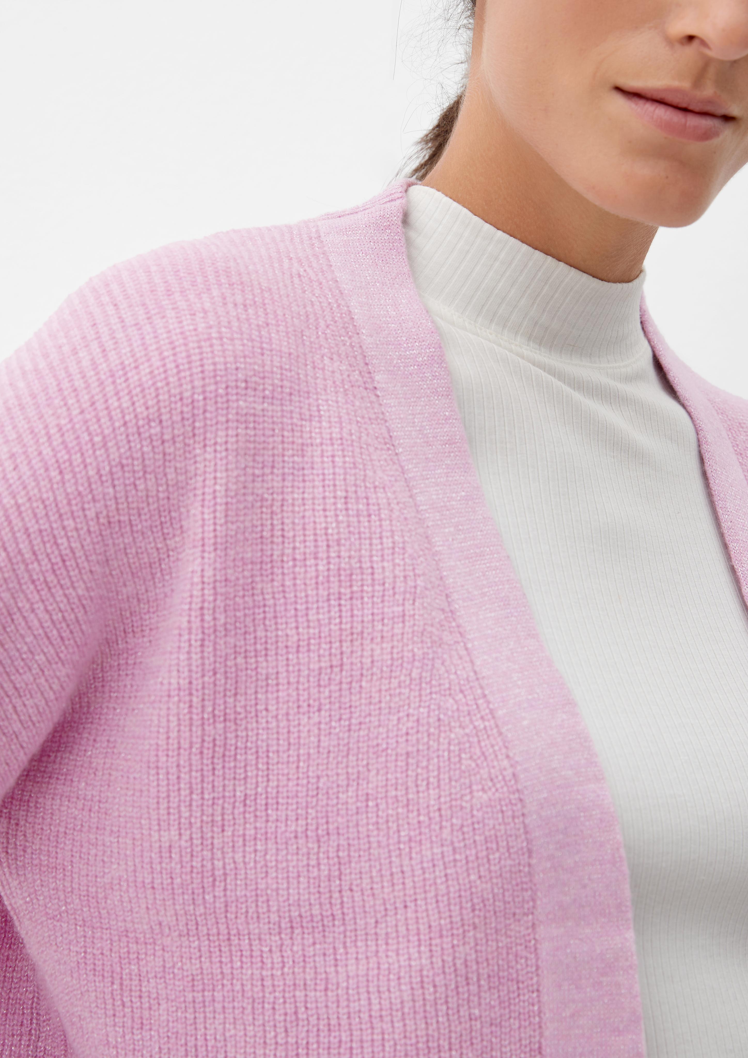 Cardigan mit Glitzergarn  2123789-40W7
