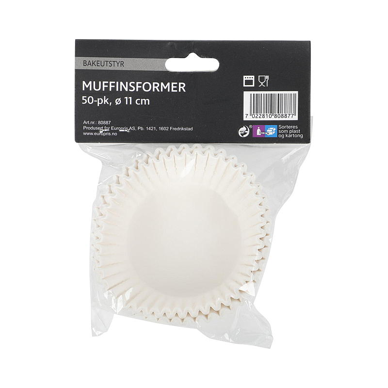 Cuisine Muffinsform 50-pk Diameter 11 cm