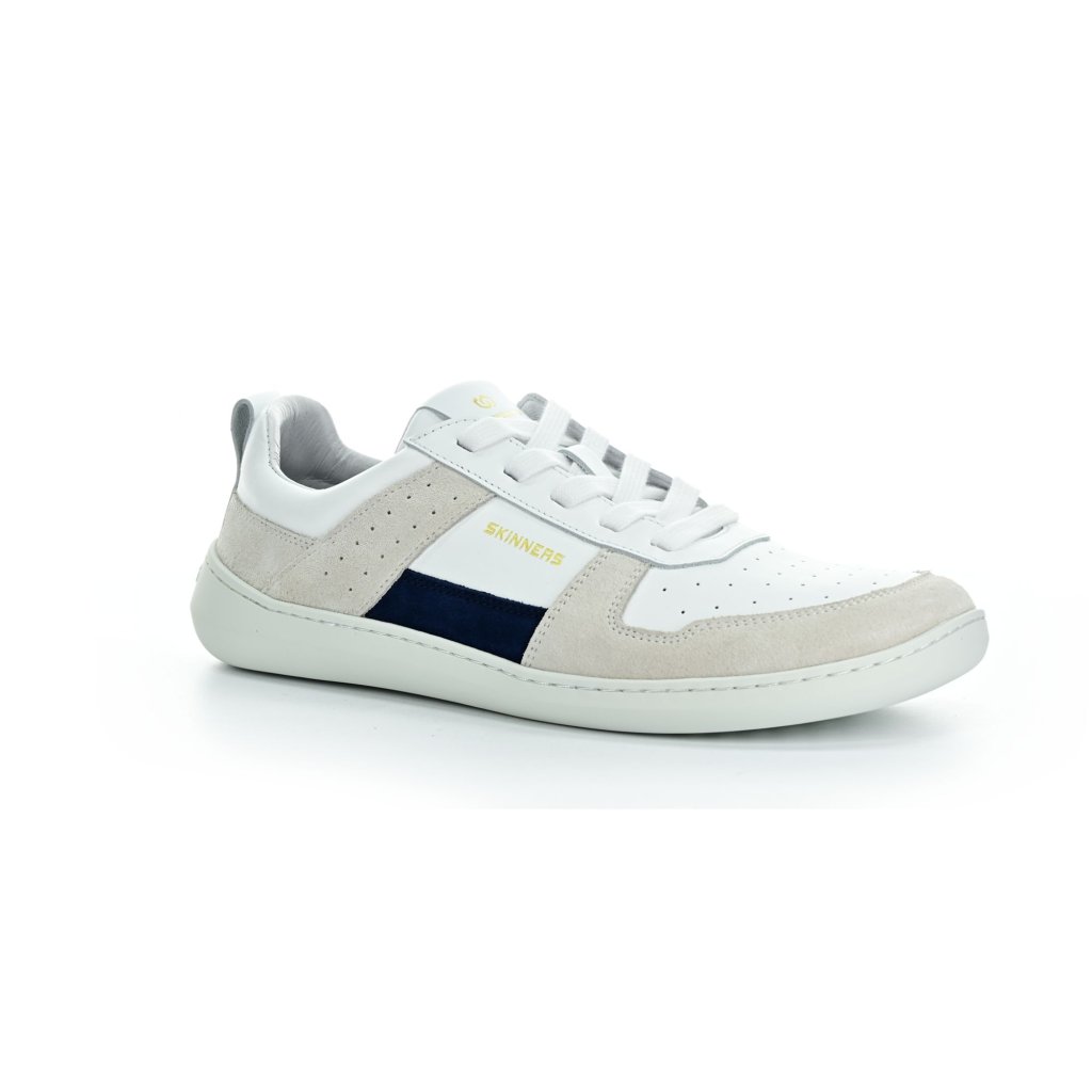 Skinners Oldschooler Leather Blue/White Barfußsneakers