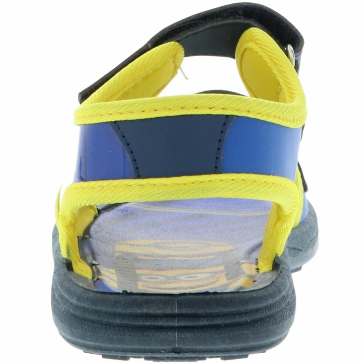 Kinder Mädchen Jungen Sandaletten Sandalen Minions blau/gelb/mehrfarbig