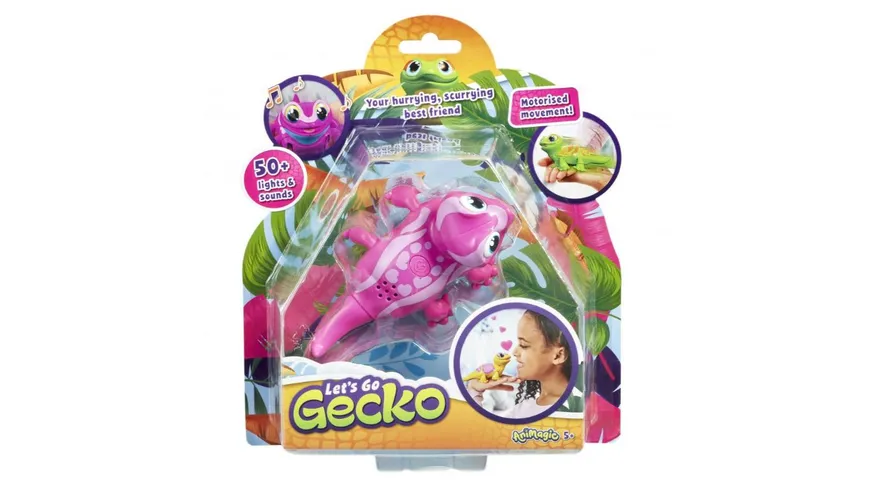 Goliath Toys - Animagic Let's Go Pink Gecko