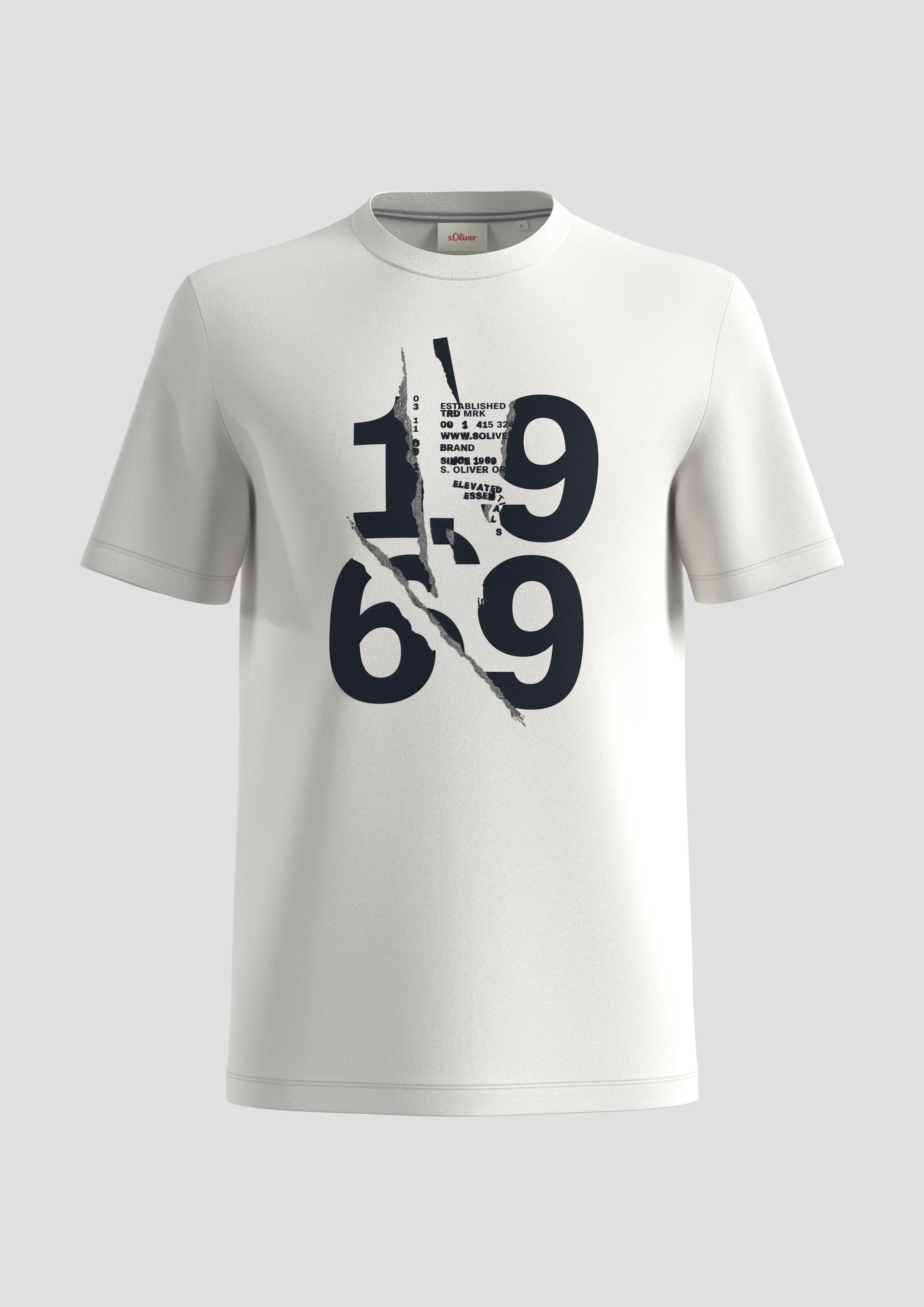 T-Shirt mit Frontprint  2138638-01D2
