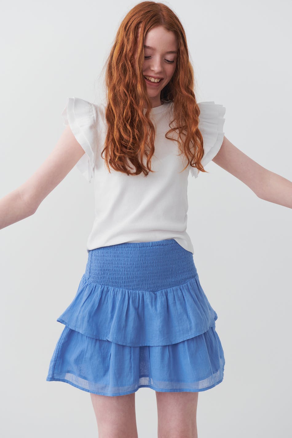 Y frill skirt
