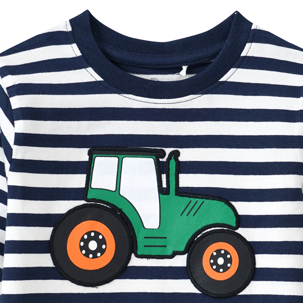Kinder Langarmshirt mit Blockstreifen