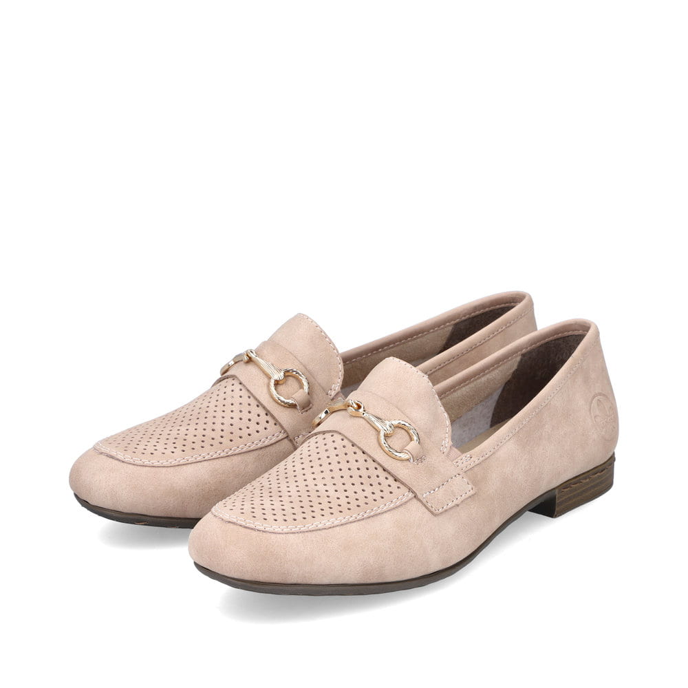 Rieker Damen Loafer puderrosa
