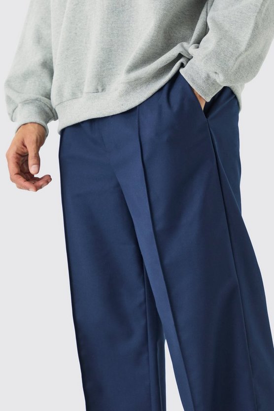 Jogginghose mit weitem Bein