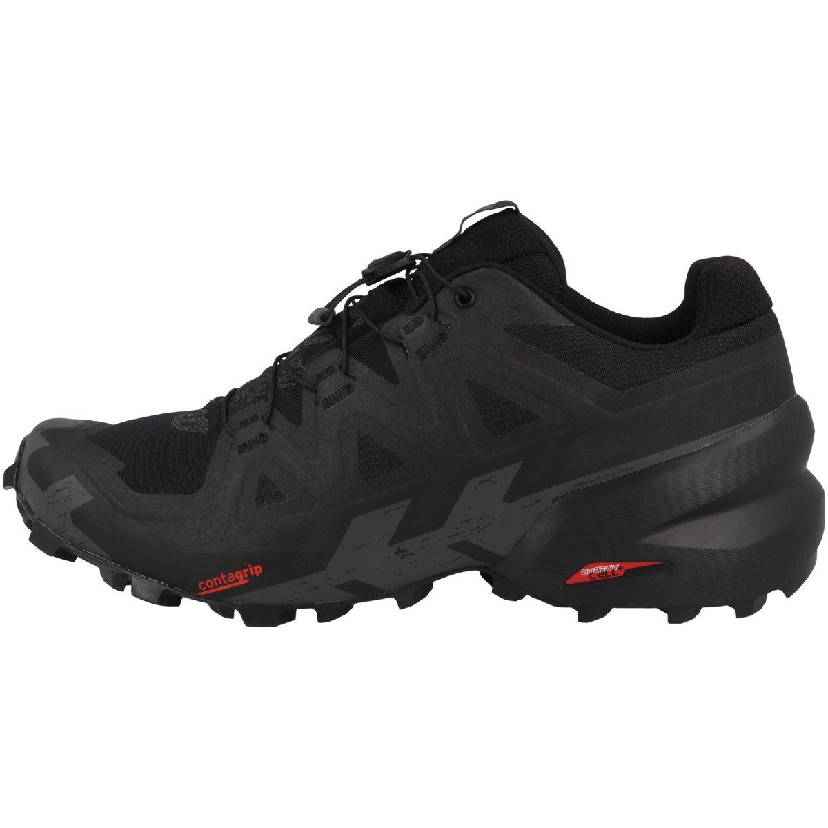 Salomon Speedcross 6 Wide Herren Laufschuh Zuglasche an Zunge und Ferse