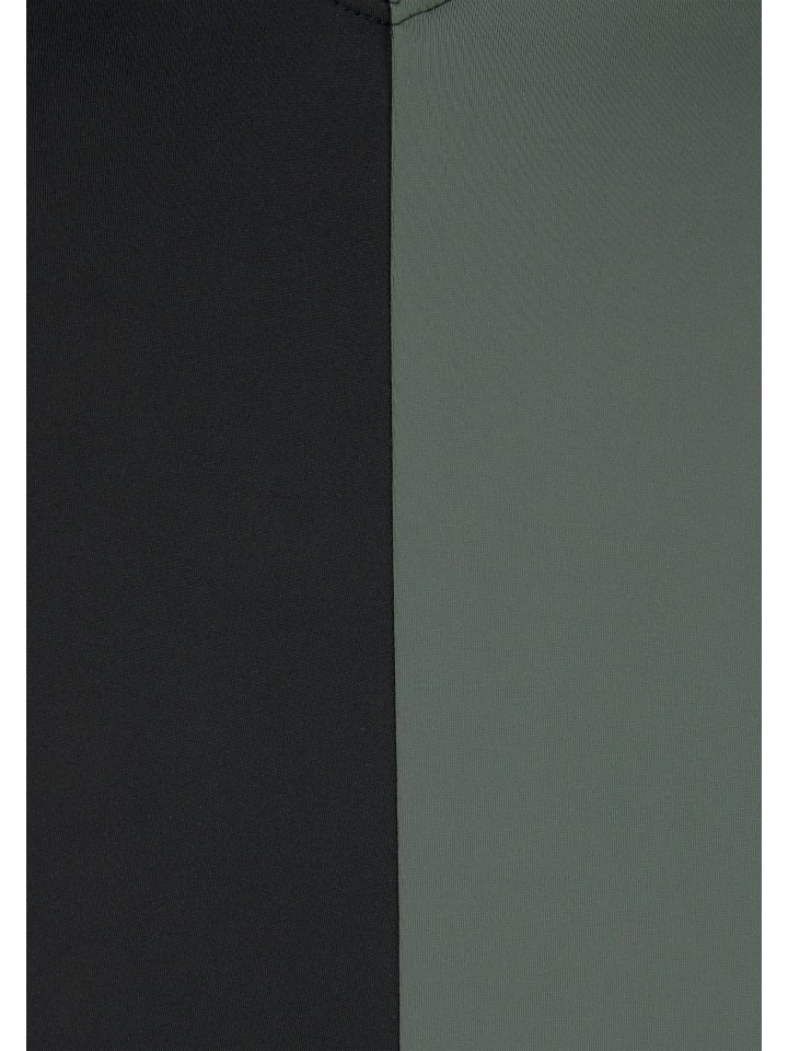 ELBSAND Badeanzug in schwarz-oliv günstig kaufen