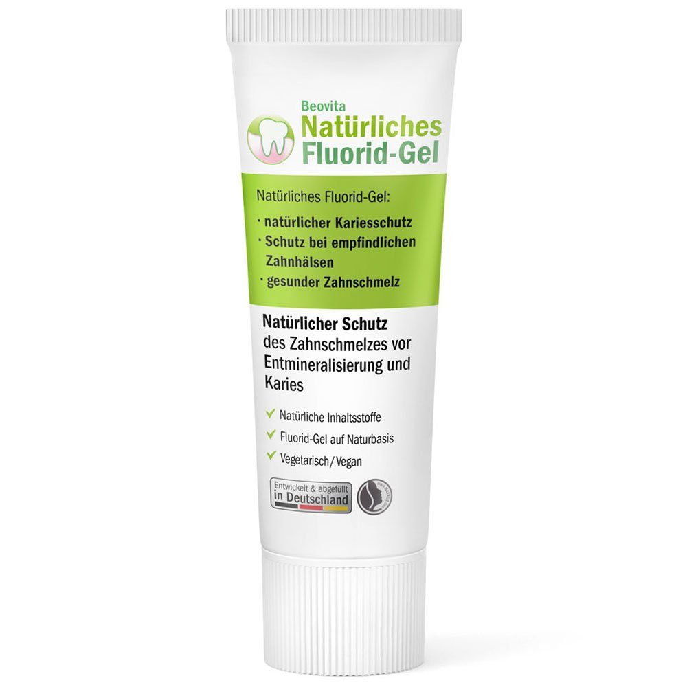Beovita Zahnpasta Natürliches Fluoridgel, 25 ml