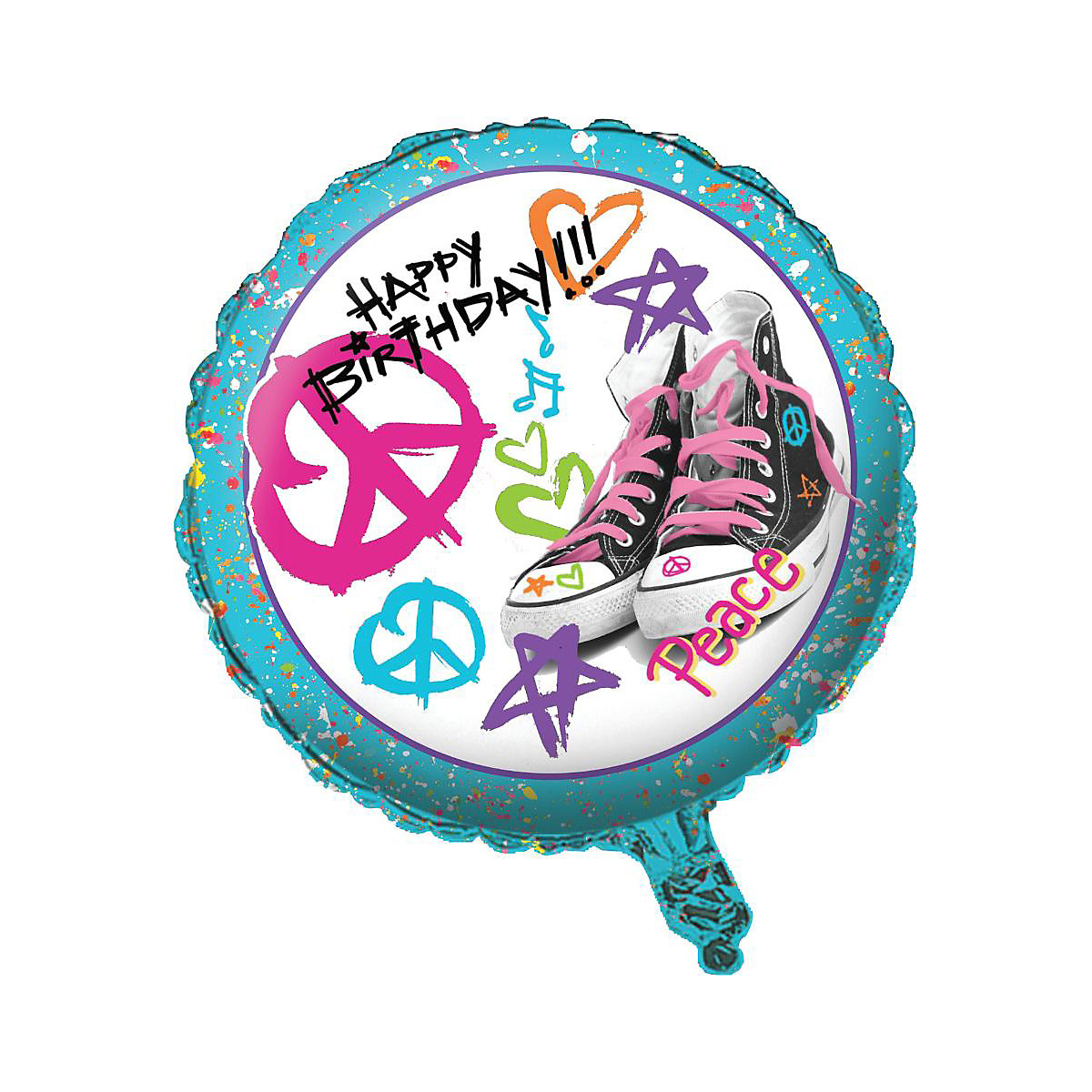 Folienballon starke Mädchen, 46 cm