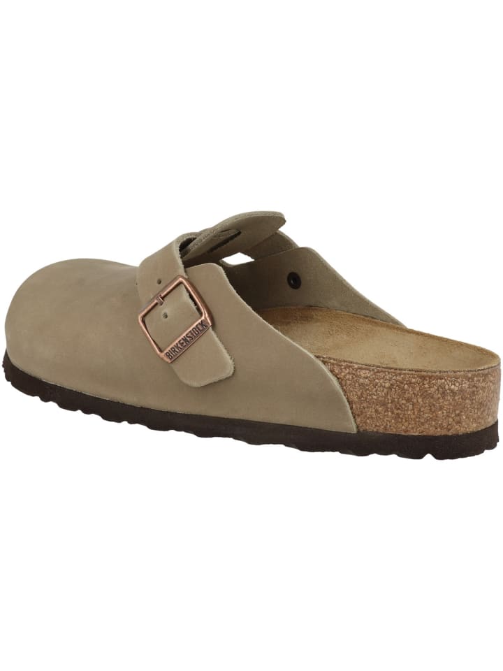 Birkenstock Clogs Boston Geöltes Nubukleder normal in braun günstig kaufen 45