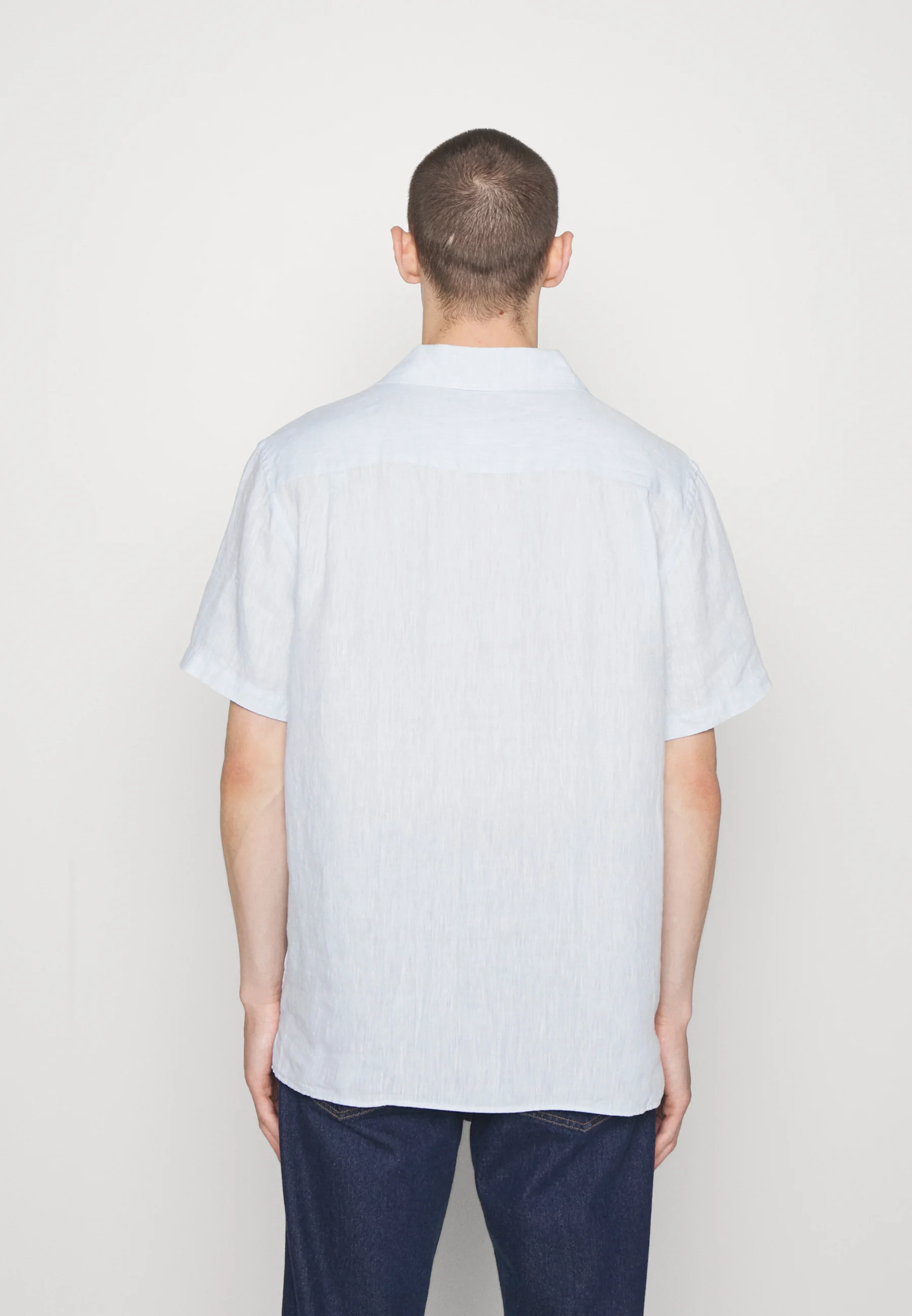 J.LINDEBERG MELANGE REG SHIRT - Camisa