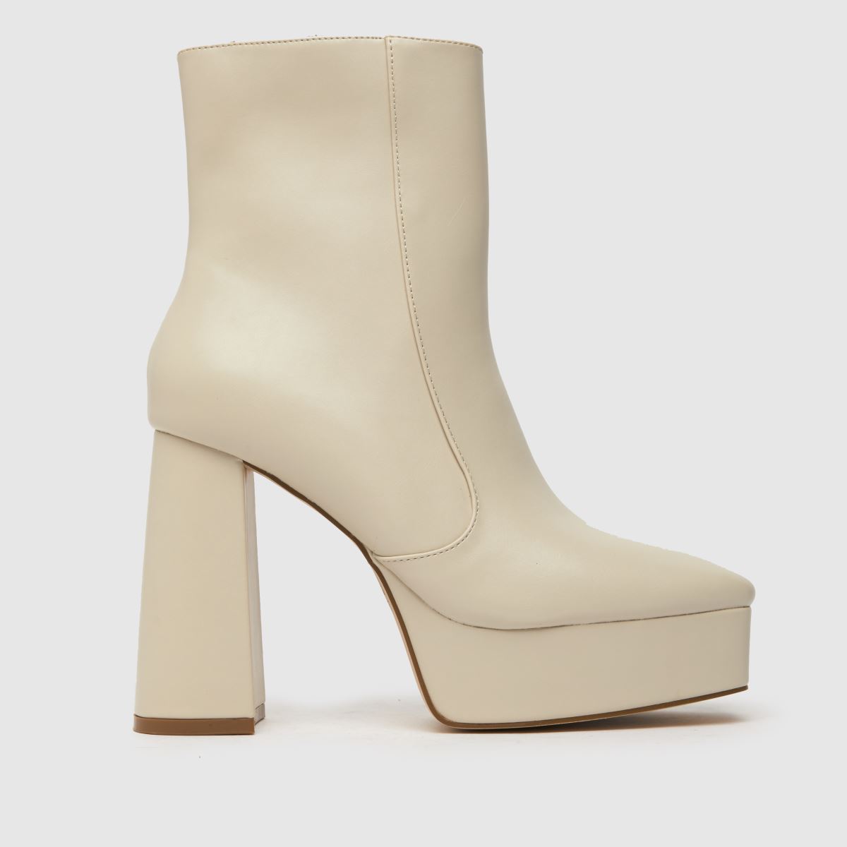 Schuh Bloom platform csizma natúr színben