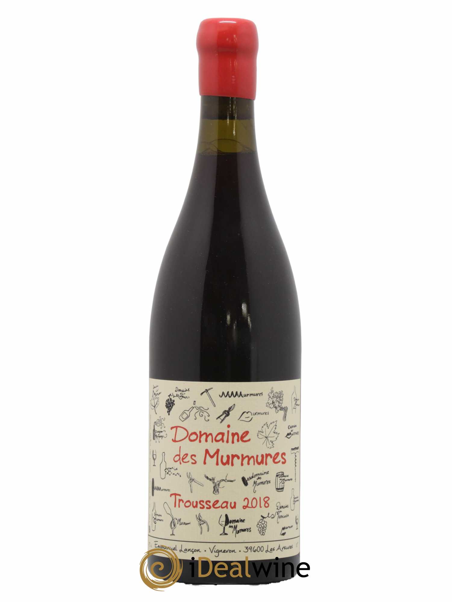 Vin de France Trousseau Murmures (Domaine des) - Emmanuel Lançon  2018 - Lot de 1 Bouteille