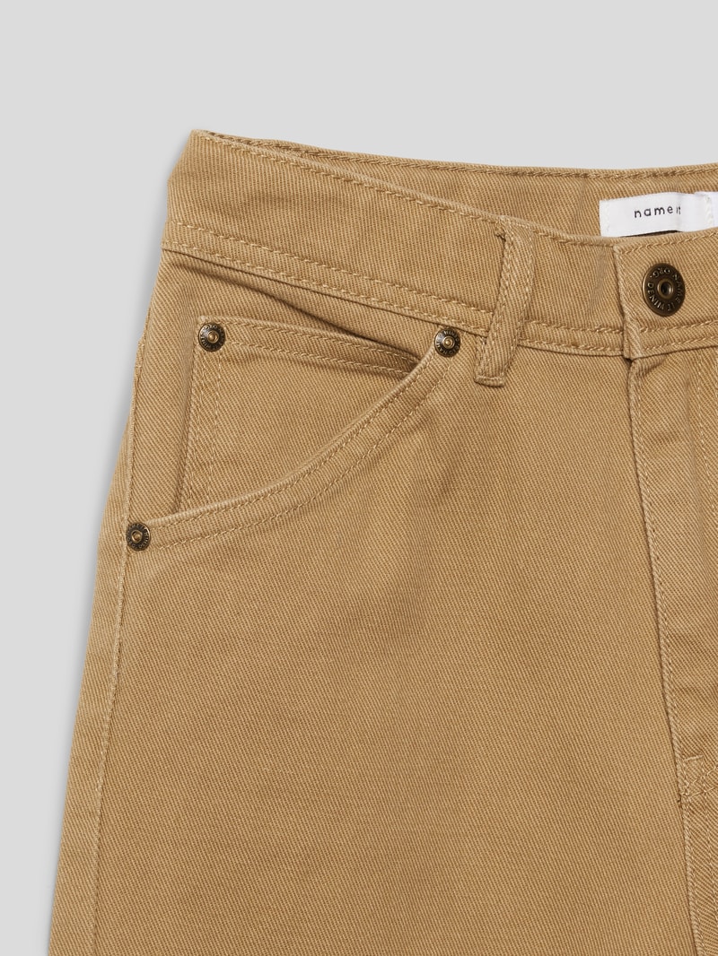 Straight Fit Jeans im 5-Pocket-Design Modell 'BEN' in camel