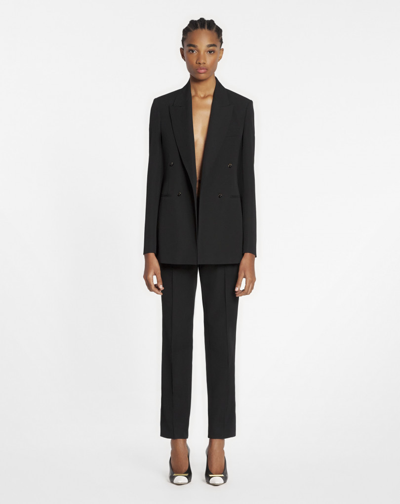 PANTALON DE TAILLEUR FUSELÉ EN LAINE