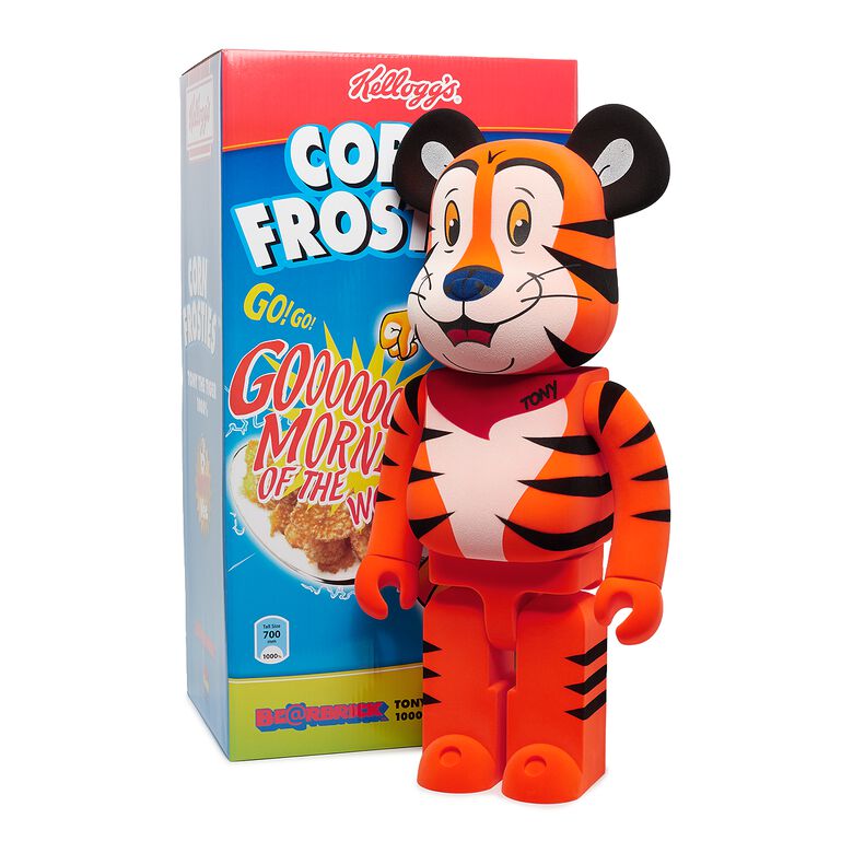 Medicom Bearbrick Tony The Tiger Flocky 1000% multicolor