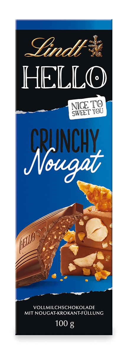 HELLO Crunchy Nougat, 100g