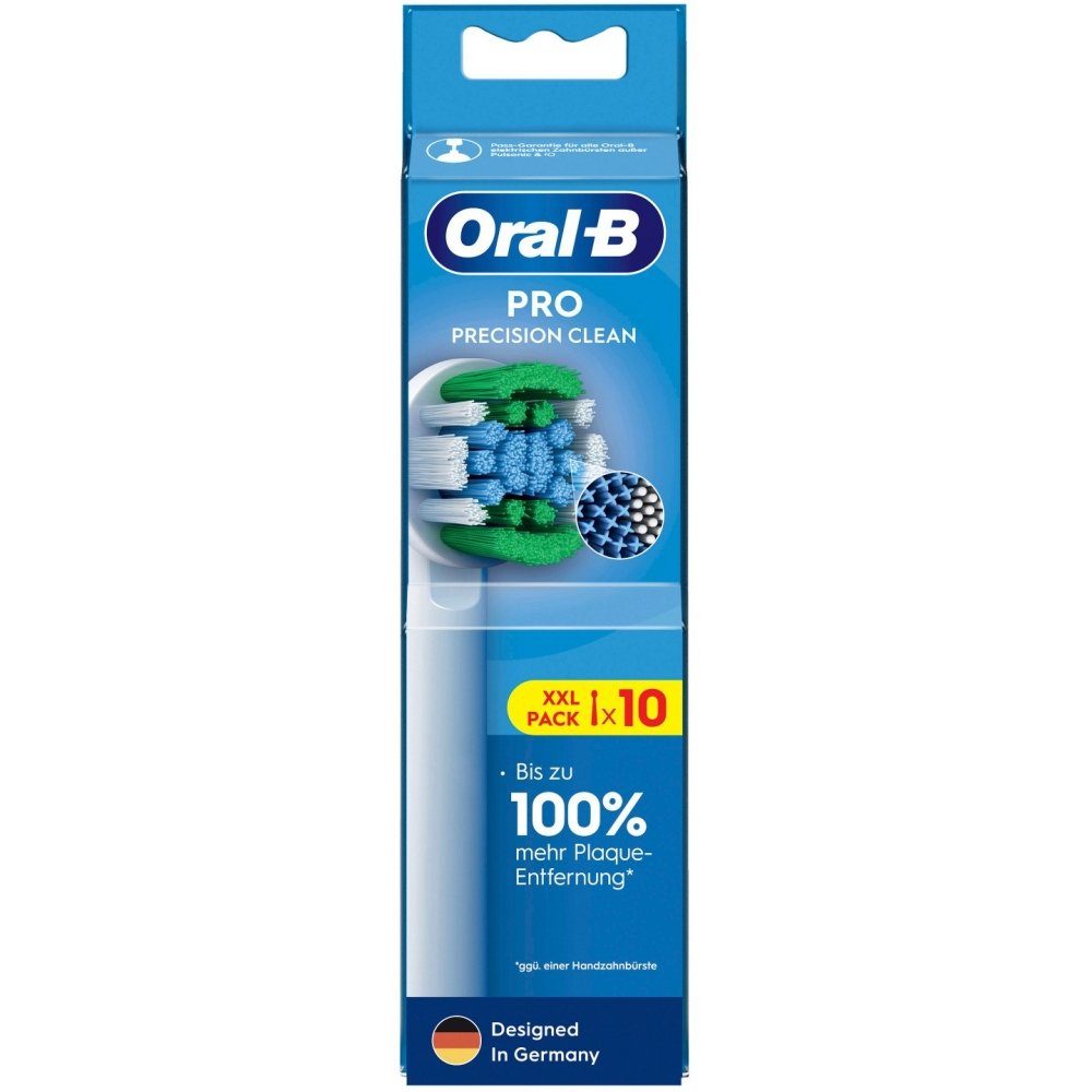 Oral-B Aufsteckbürsten Pro Precision Clean 10er - Aufsteckbürsten - weiß