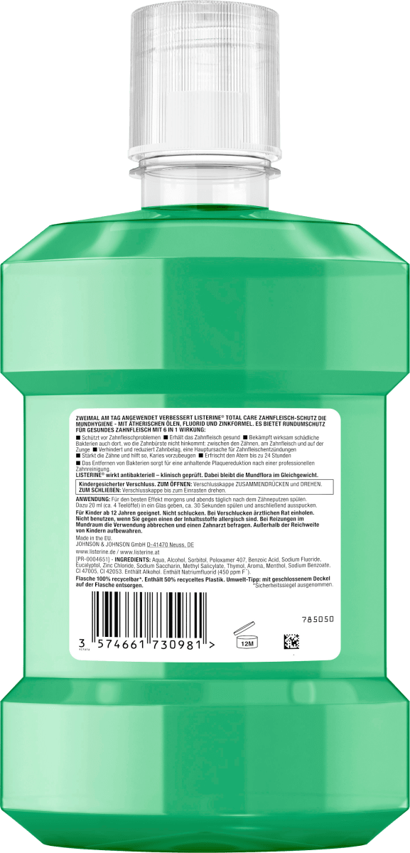 Mundspülung Total Care Zahnfleischschutz XXL Größe, 1 l