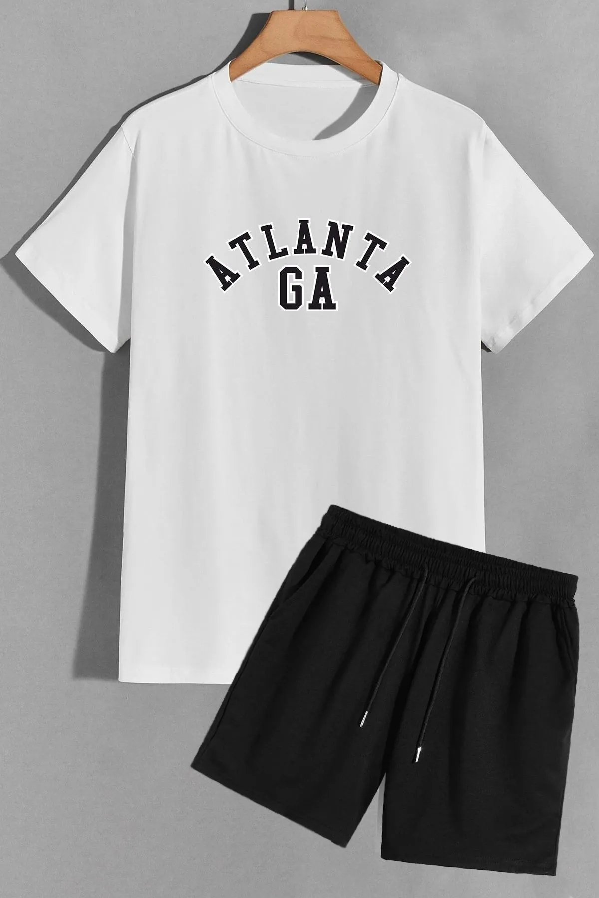trendypassion  Atalanta Shorts T-Shirt-Trainingsanzug-Set