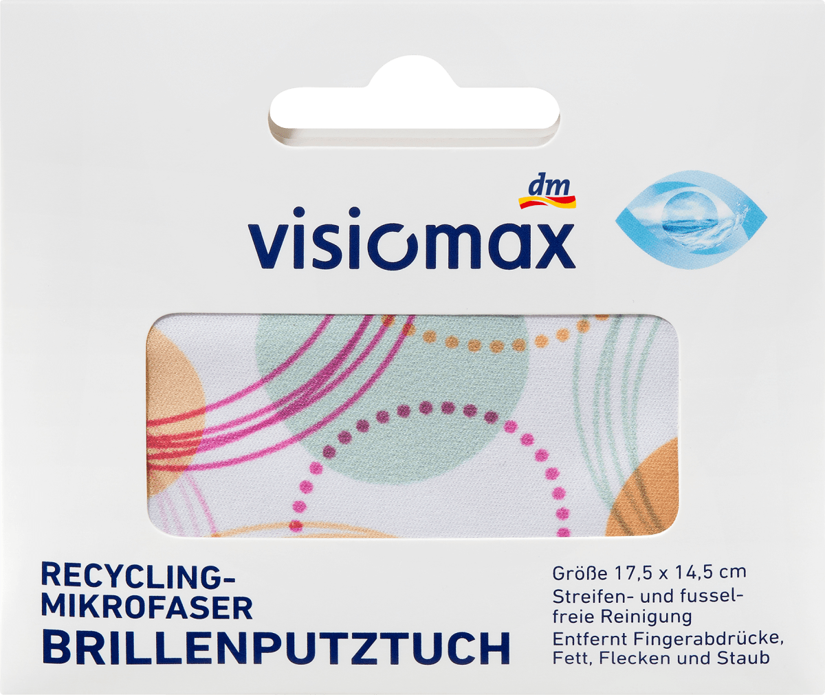 Mikrofaser Brillenputztuch sort., 1 St