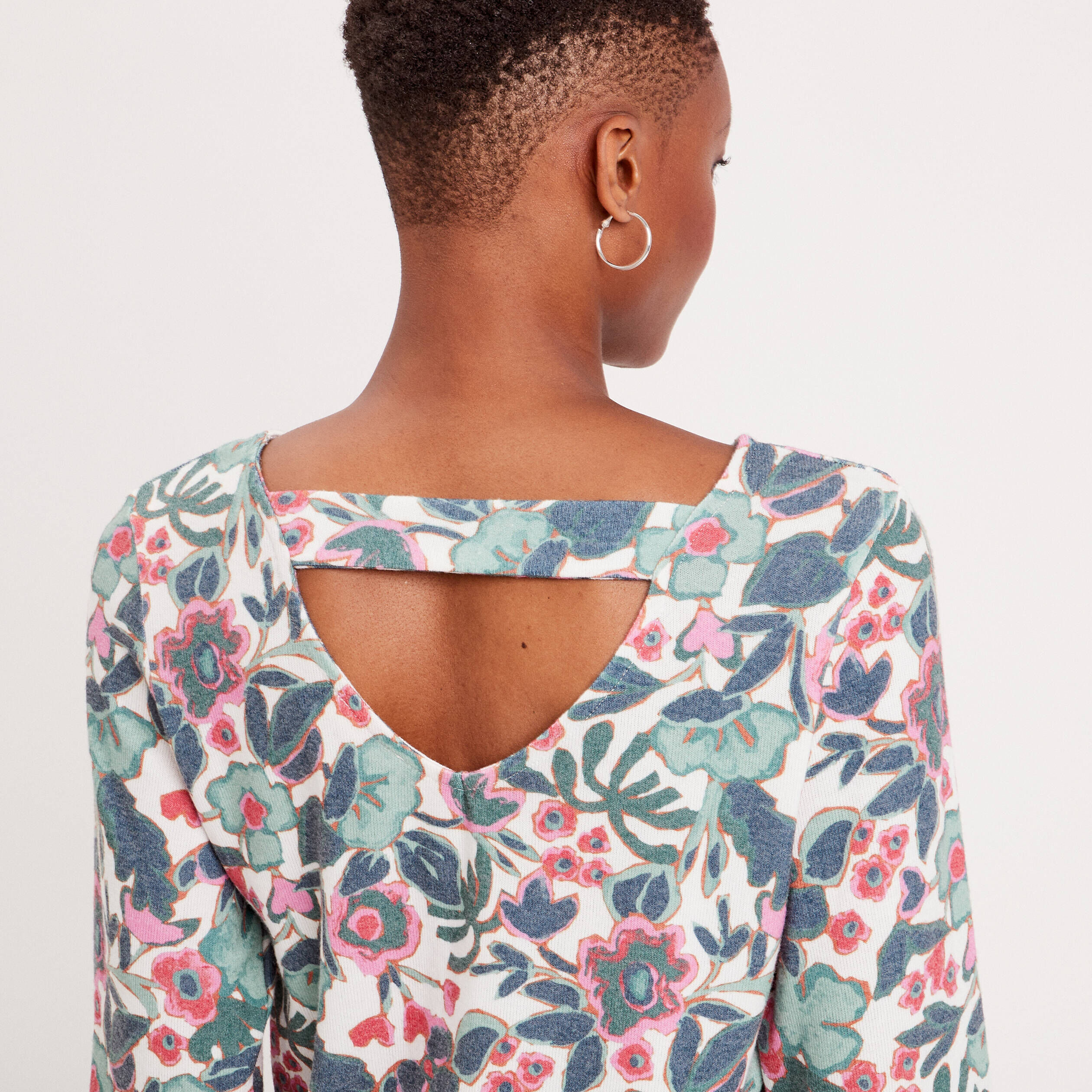 T-shirt manches longues blanc femme | Cache Cache
