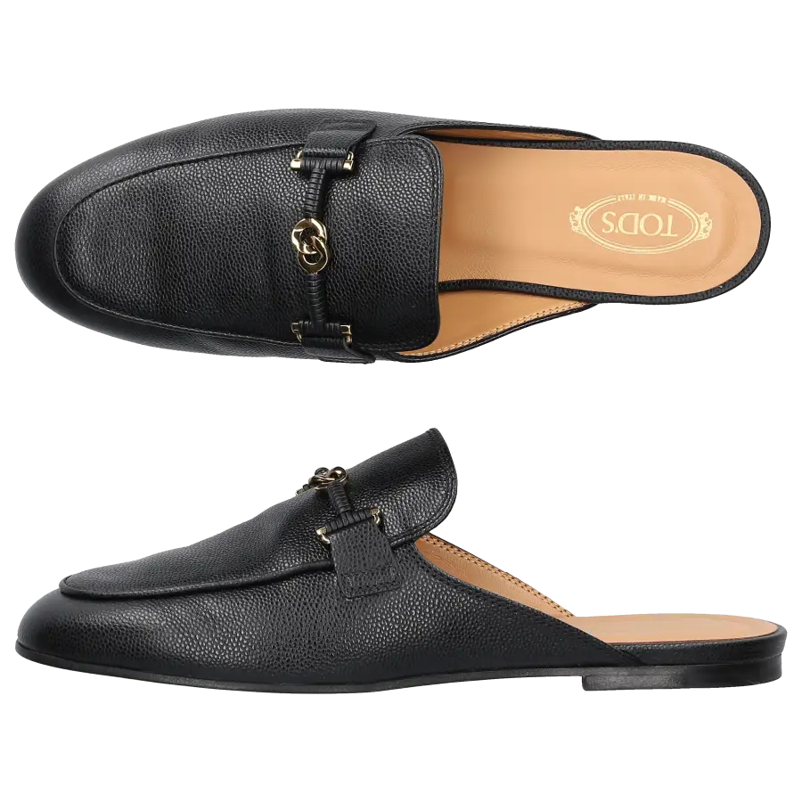 Tod's - Pantoletten XXW79A0IF40SZOB999 Kalbsleder - schwarz