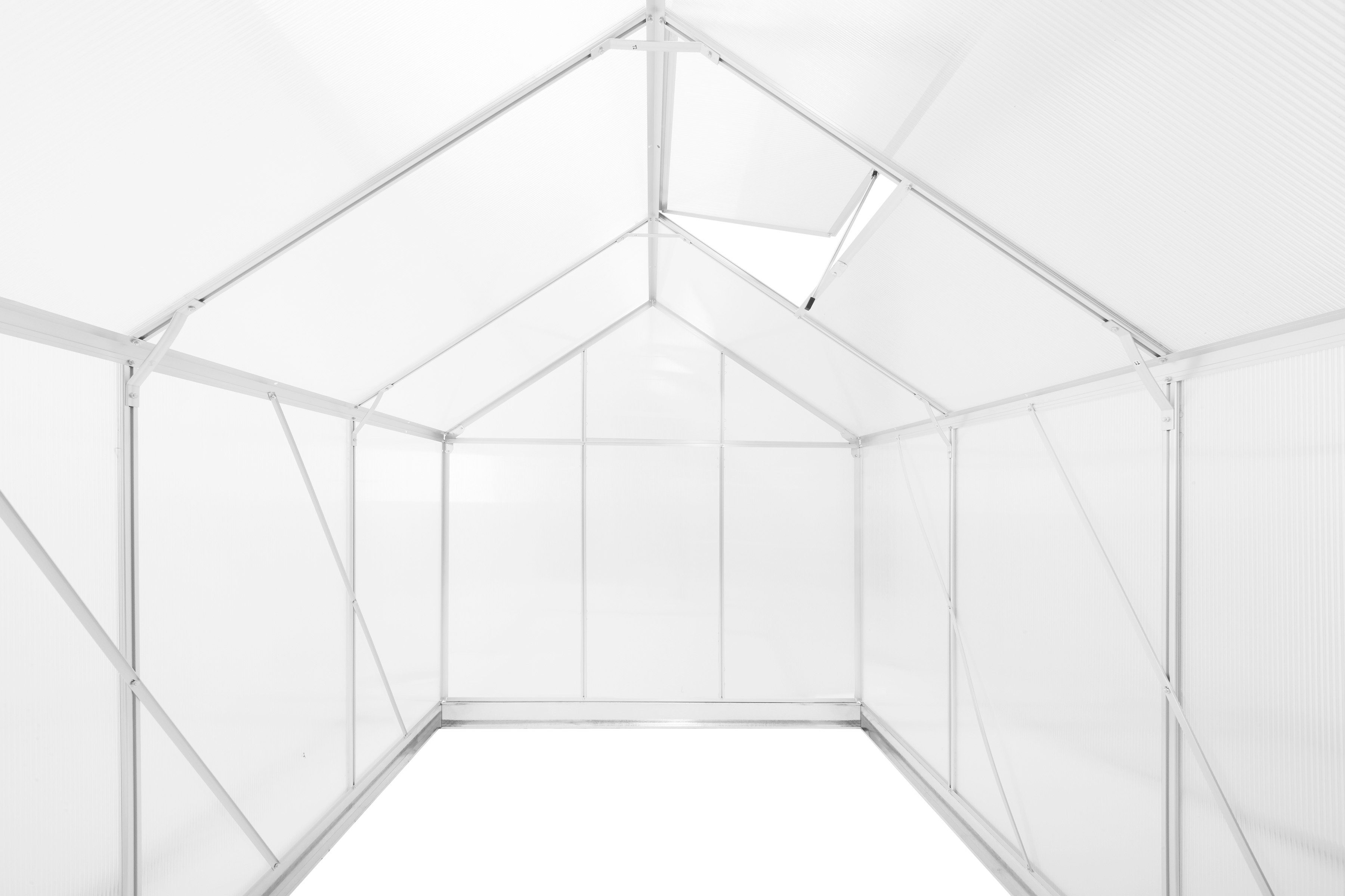 KONIFERA Gewächshaus Florenz, BxTxH: 190 x 190 x 195 cm, 4 mm Wandstärke