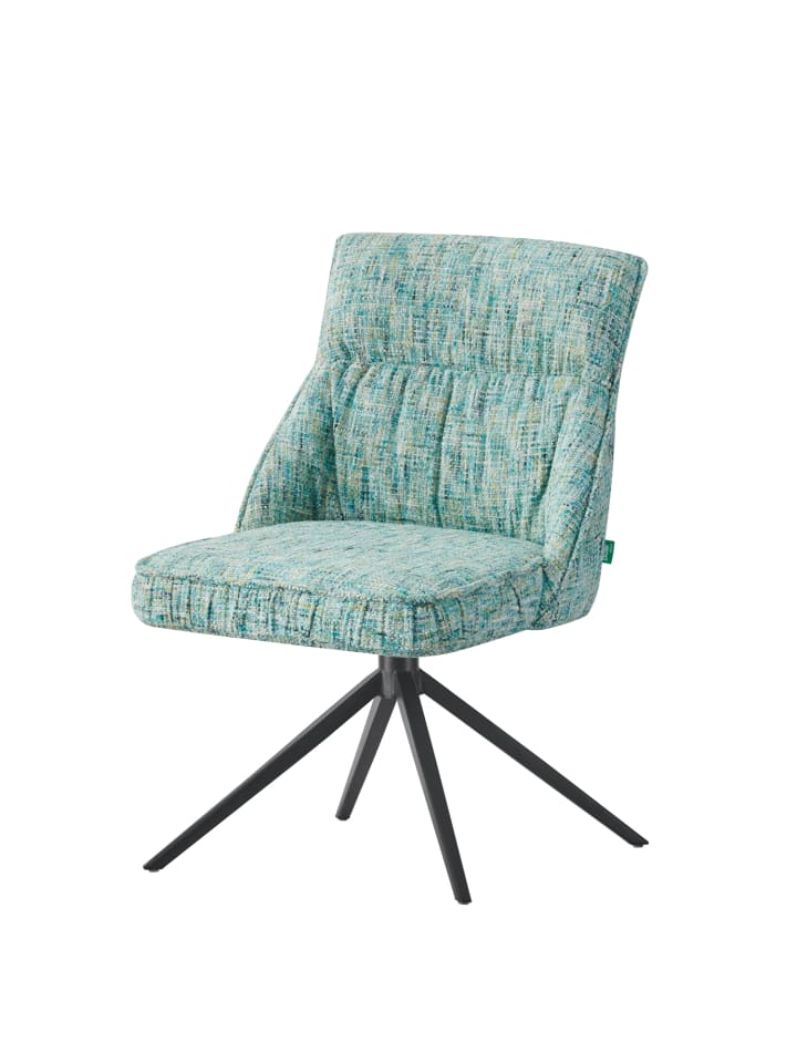 DUBI Möbel 2er-Set: Drehstuhl THOMAS-ZARA in Türkis - (B)49 x (H)84 x  (T)62 cm günstig kaufen onesize