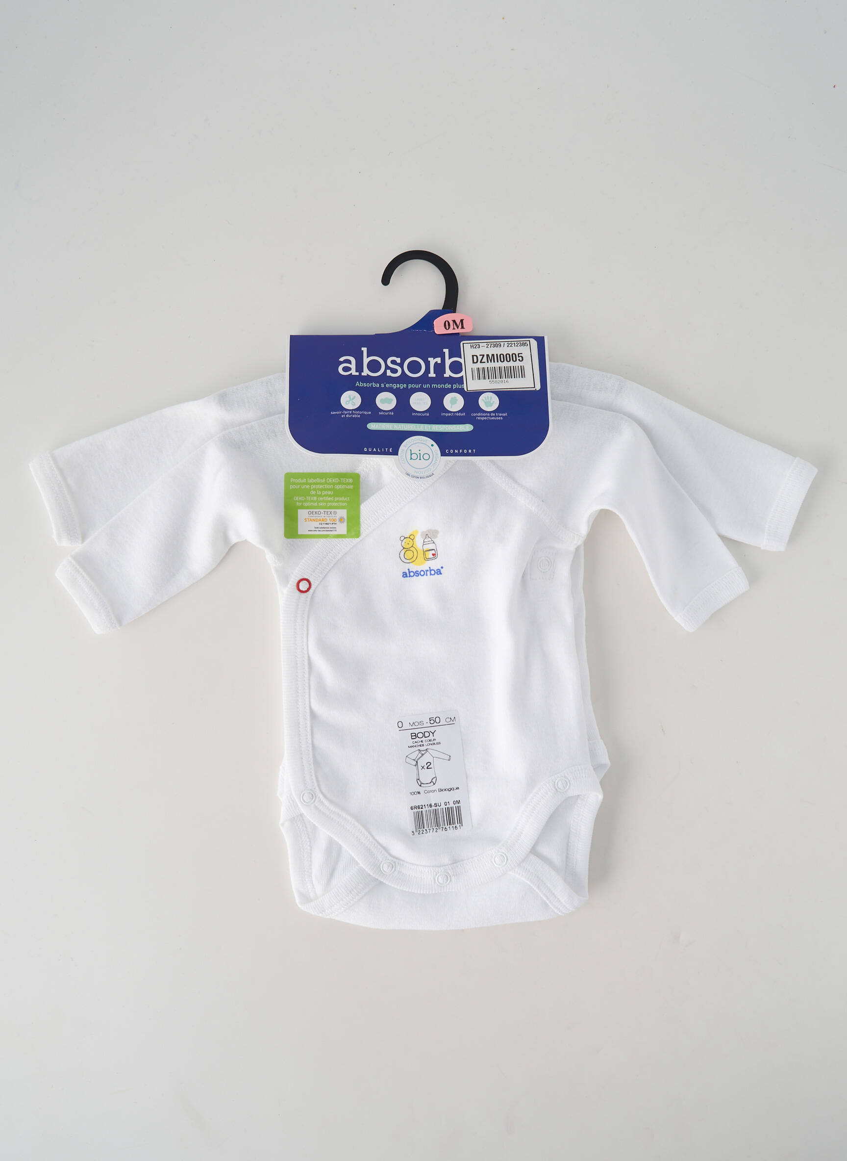 Absorba Body Enfant couleur blanc