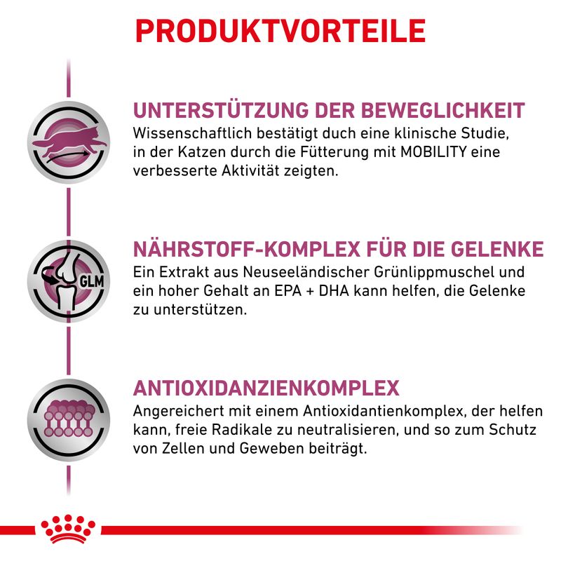 Royal Canin Veterinary Feline Mobility zu TOP-Preisen | bitiba %