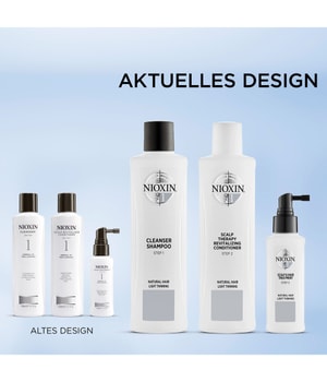 Nioxin System 1 Naturbelassenes Haar - Dezent Dünner Werdendes Haar Haarshampoo 1000 ml