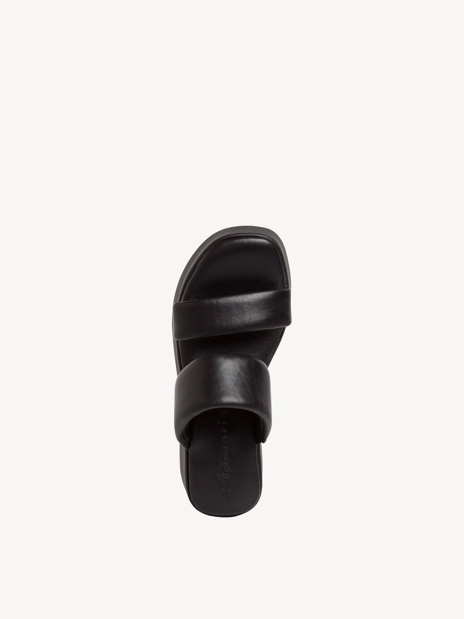 Mule en cuir - noir